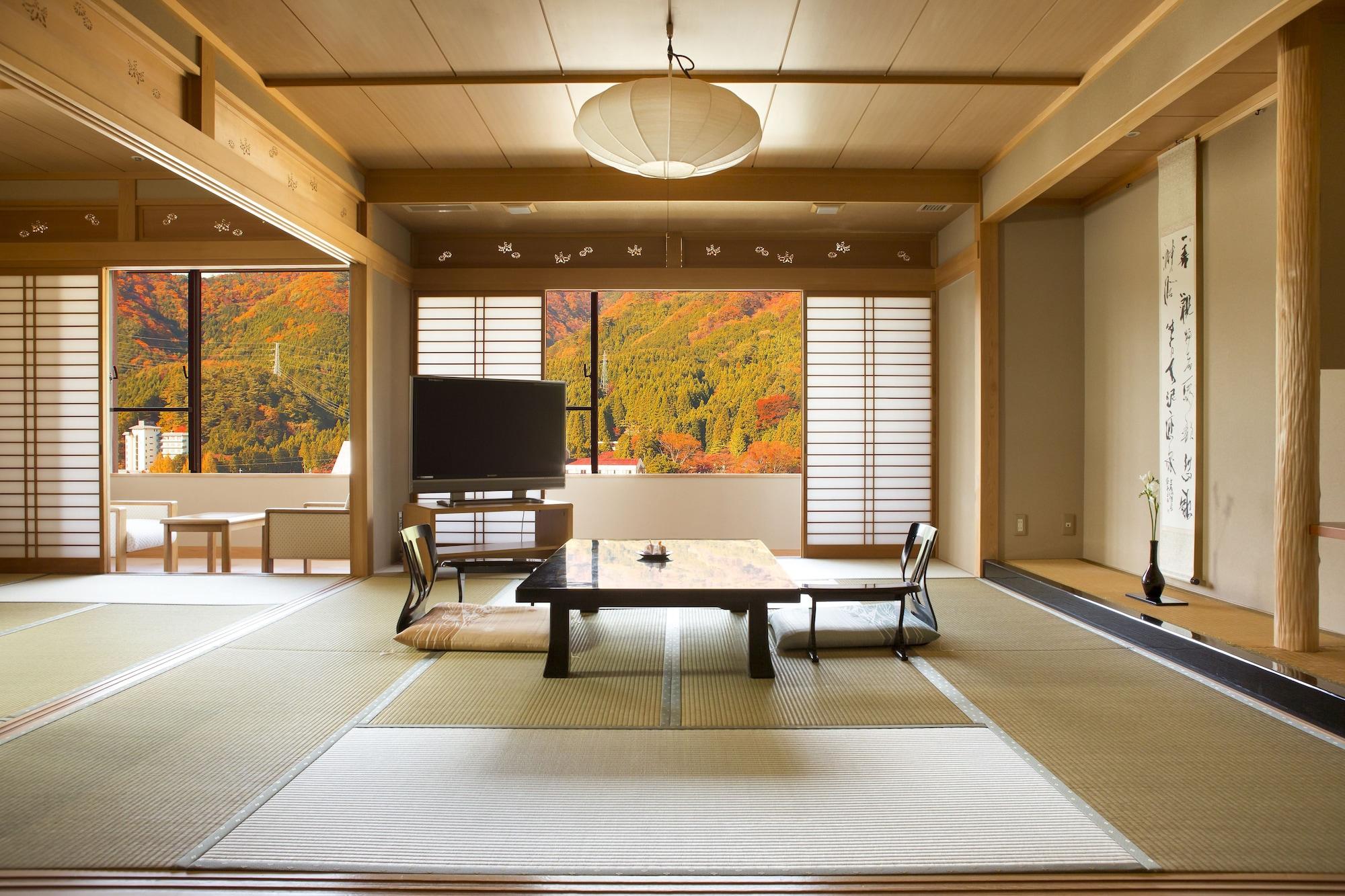 Kinugawa Onsen Sanraku Hotel Nikko Buitenkant foto